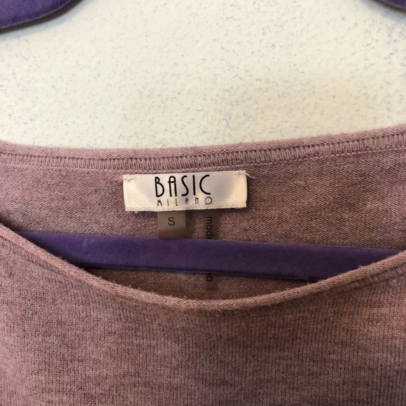 Cozy Sweater. Size: S. Brand: Basic Milano. Colour: Dusty Rose - Picture 4 of 6